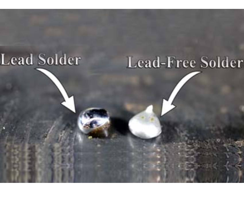 What is lead-free solder made of